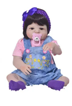 57 см силиконовая кукла-реборн для всего тела, игрушка для новорожденной девочки, 23 дюйма, принцесса, Bebe, кукла-Реборн, детская игрушка, подарок на день рождения