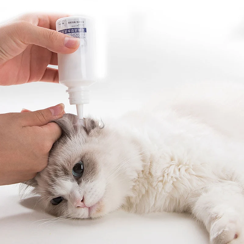 

Keep Ear Health Pet Ear Cleaning Liquid Auricular Mites Killer Clean The Ear For Puppy Kitten Ear Against Infection Supplies