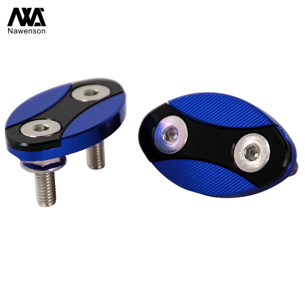 

For BMW S1000RR 2013-2018, Motorcycle Mirror Block Off Plates, Aluminum Mirror Base Covers in Pair