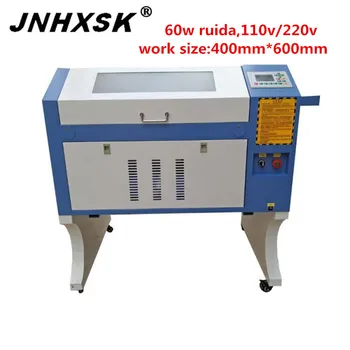 

Hot sell JNHXSK 60W laser engraver TS4060 Ruida system sealed CO2 laser tube for Acrylic Leather Wooden laser cutting machine