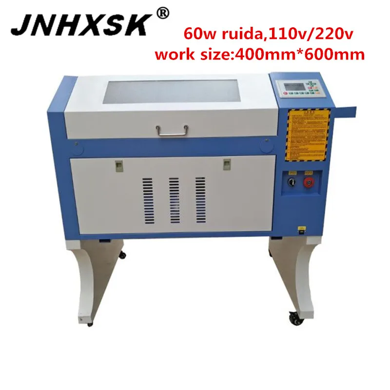 Лазерный гравер JNHXSK TS4060 Ruida герметичная CO2 лазерная трубка для резки акрила кожи