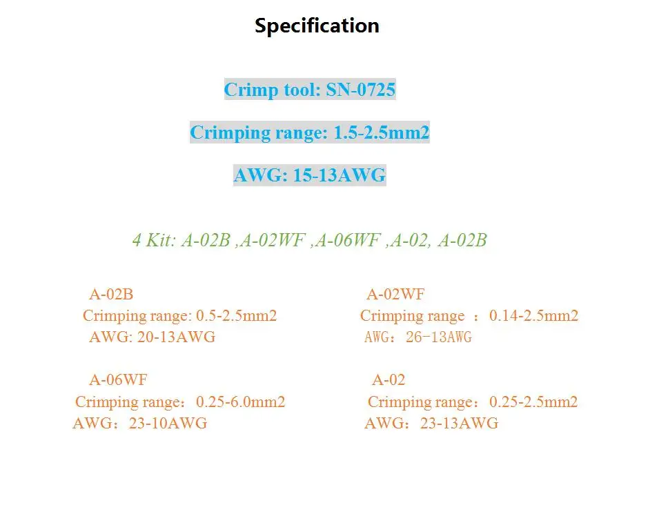 specification