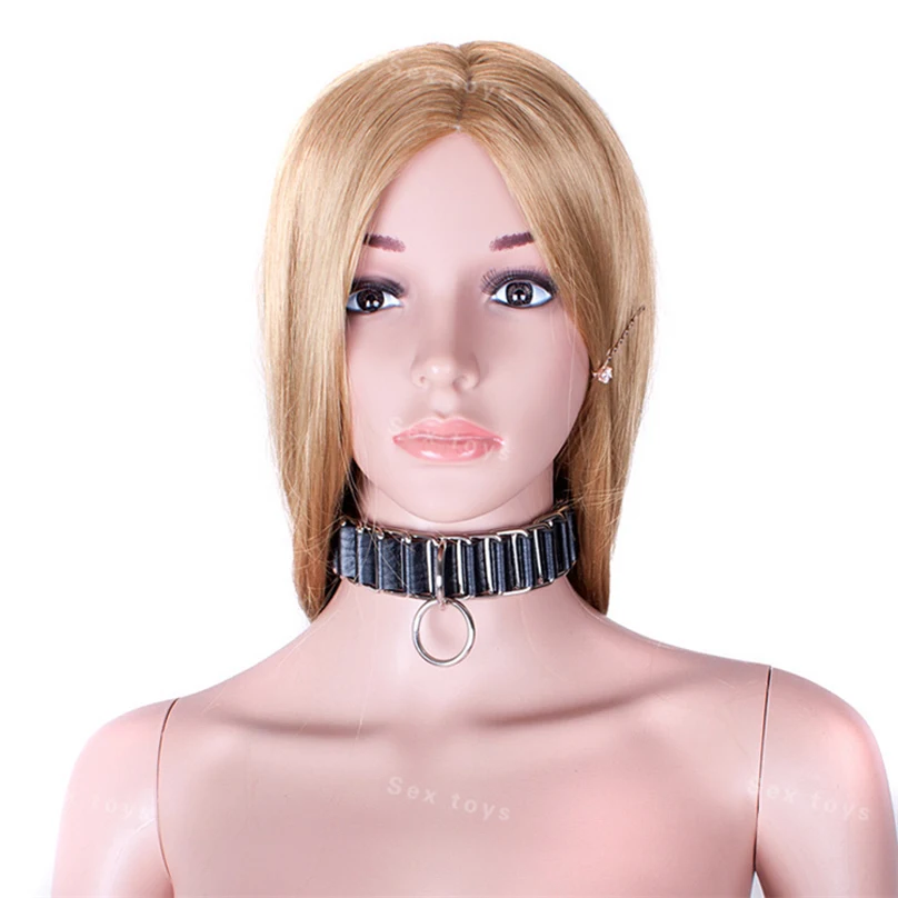 Slave Cosplay Adult Games Sex Collar With Ring Sex Bondage Restraints Toy Fetish Sex Products