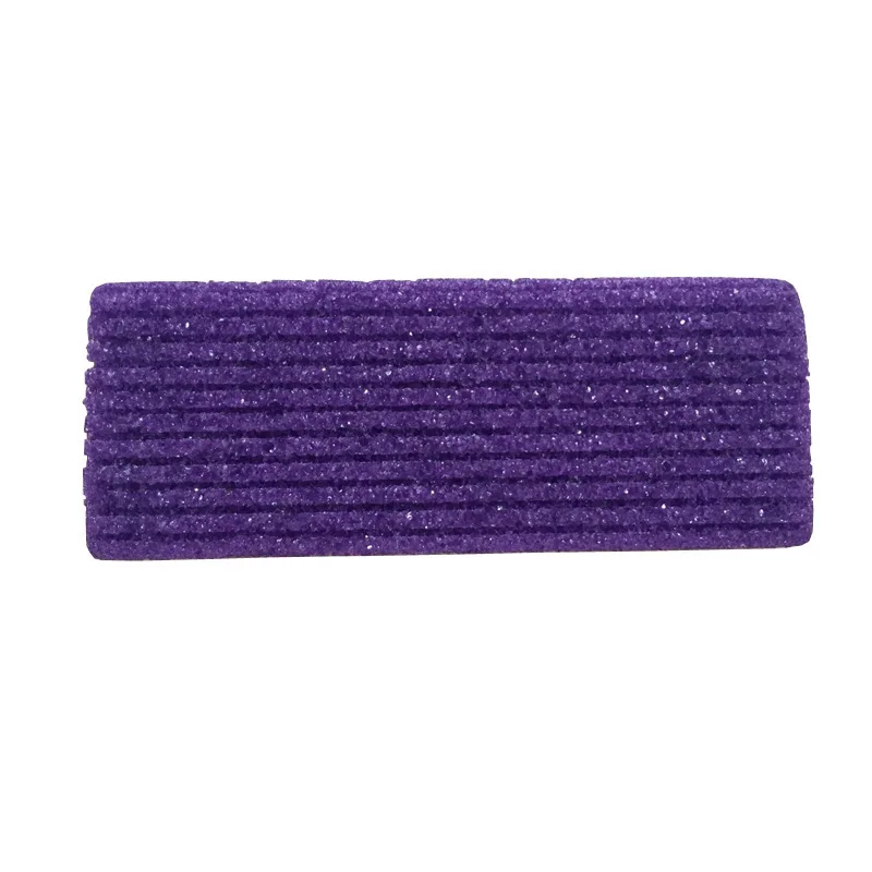 

New Foot Care Exfoliator Pedicure Tool Pumice Stone Foot Care Scrub Dead Hard Skin Remover Cleaner Purple Color