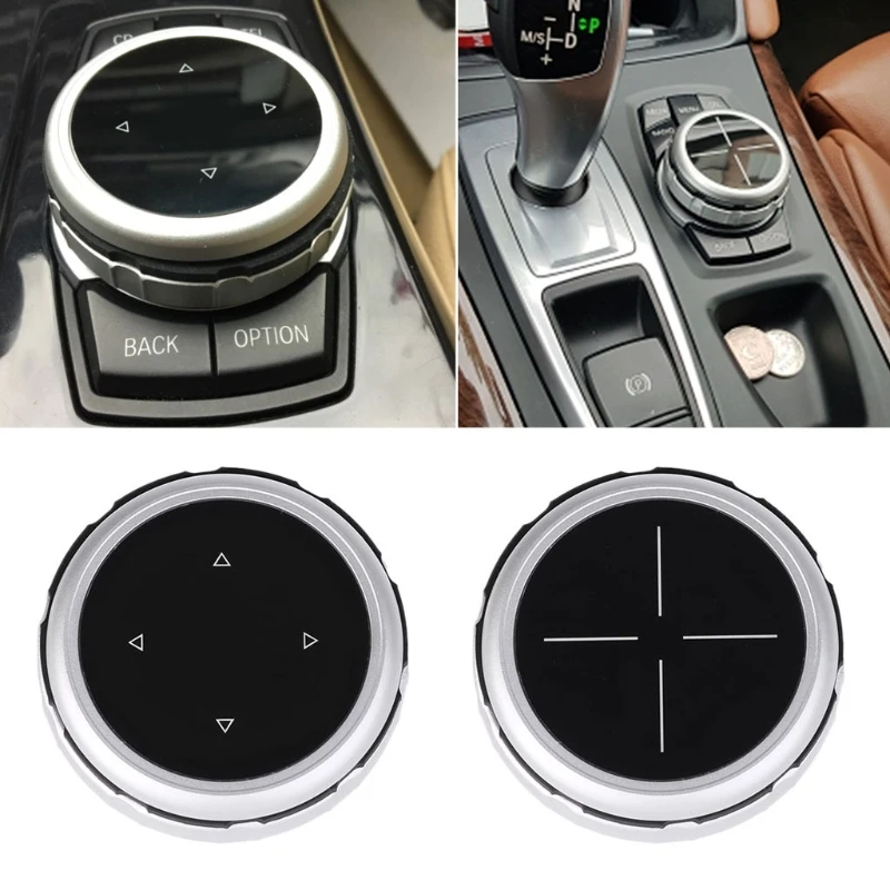 Алюминий сплав 7/5 кнопки крышка мультимедийной панели Автомобили Интерьер Управление полный экран защитное закаленное стекло для BMW X1 X3 X5 X6 F30 E90 E92 F10 F18