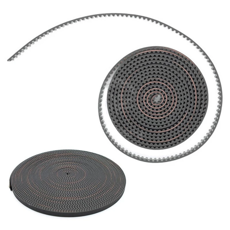 Mayitr 1pc 2M 6mm Width GT2 Open Timing Belt RF Fiber Glass Reinforced Rubber Timing Belts for 3D Printer Parts