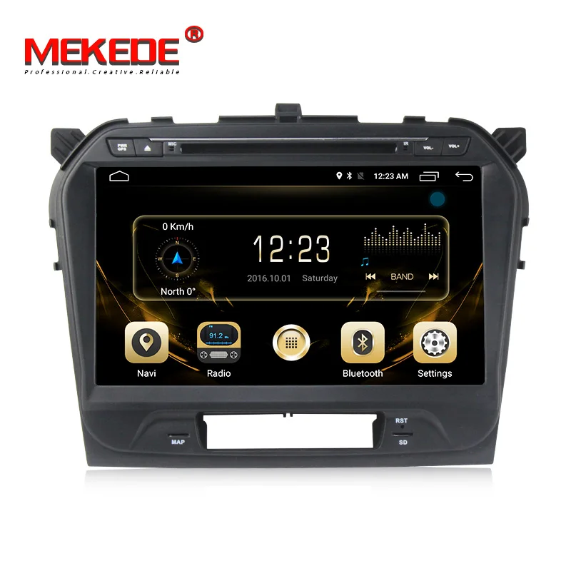 

Gold UI Android 7.1 Car GPS DVD Player For Suzuki Grand Vitara 2015 2016 2017 with 4G LTE WIFI BT 2G RAM 16G ROM free shipping