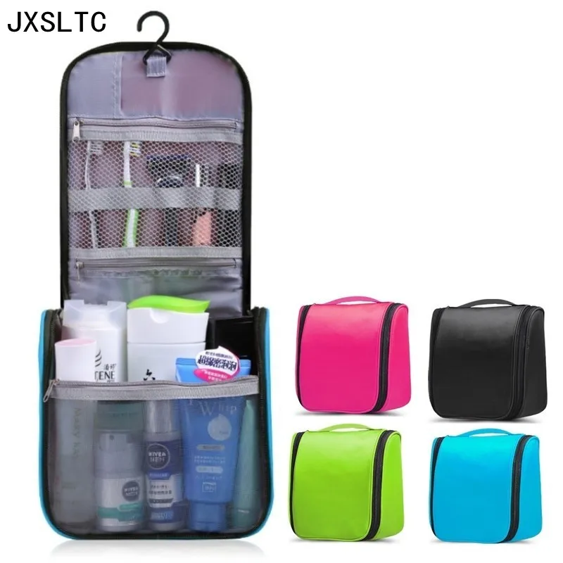 

JXSLTC neceser Portable Cosmetic Bag Hanging Organizer makeup Bag Women's Bathroom shower Toiletry Washing Travel makeup Kit Bag