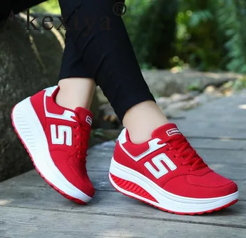 

Akexiya Shoes Woman Breathable Running Shoes For Men Women Platform Wedge Sneakers Autumn Outdoor Sport Fitness Shoes Trainer