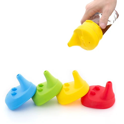 아기 마시는 실리콘 시피 컵 커버, 스마트 디자인, 2.5 "~ 3.75" 유리 또는 스테인레스 스틸 컵, 신제품 2