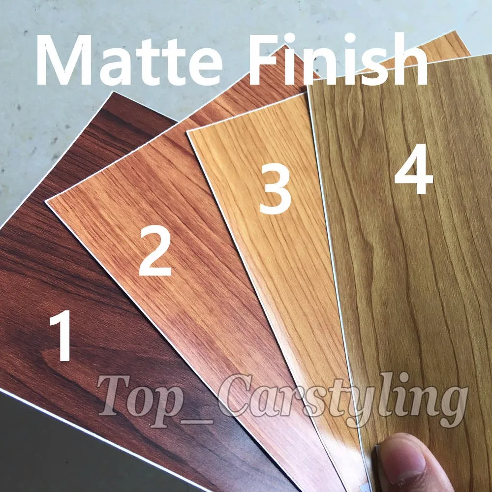 matte wood grain wood texture car wrapping film 3m hexis (2)