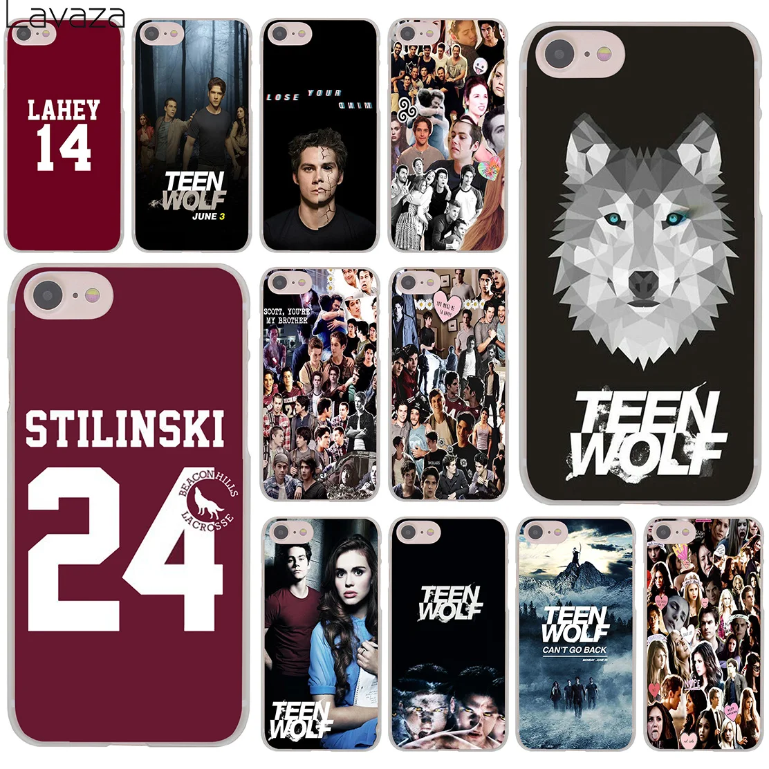 Lavaza teen wolf Stilinski 24 Lahey 11 Hard Cover Case for iPhone X XS Max XR