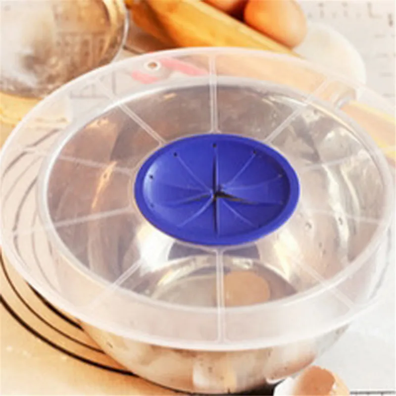 Пластиковая миска для яиц, крышка для экрана, цилиндр для выпечки, защита от брызг, крышки чаши, кухонные водонепроницаемые крышки чаши 30 см QB678193