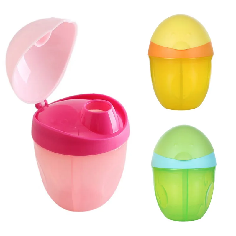 3 Lattice Baby Milk Powder Boxes Cartoon Penguin Formula Dispenser Resue Container Case Portable Food Storage Travel Boxes