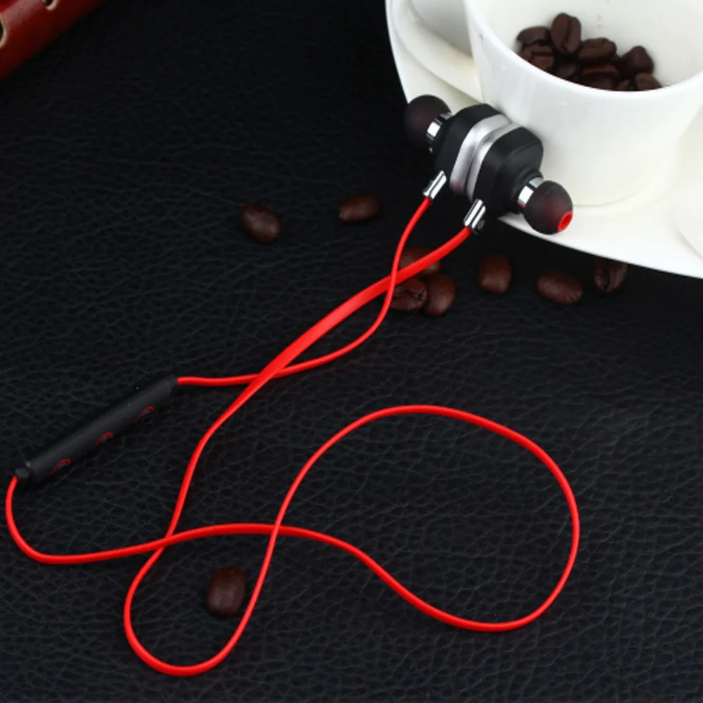 Wireless Bluetooth Earphones Stereo Headset Handsfree Headphone Sweatproof Sport Earpiece For Samsung iPhone LG Motorola Huawei