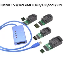 Универсальная Тестовая розетка EMMC153/169 eMCP162/186 emcp221/529 поддержка многих различных чипов EMMC EMCP для восстановления данных телефона android