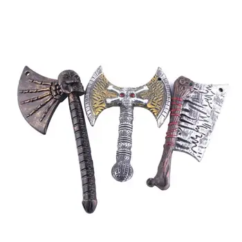 

3pcs Plastic Weapon Axe Halloween Costume Props Kid Trick Toys Party Cosplay