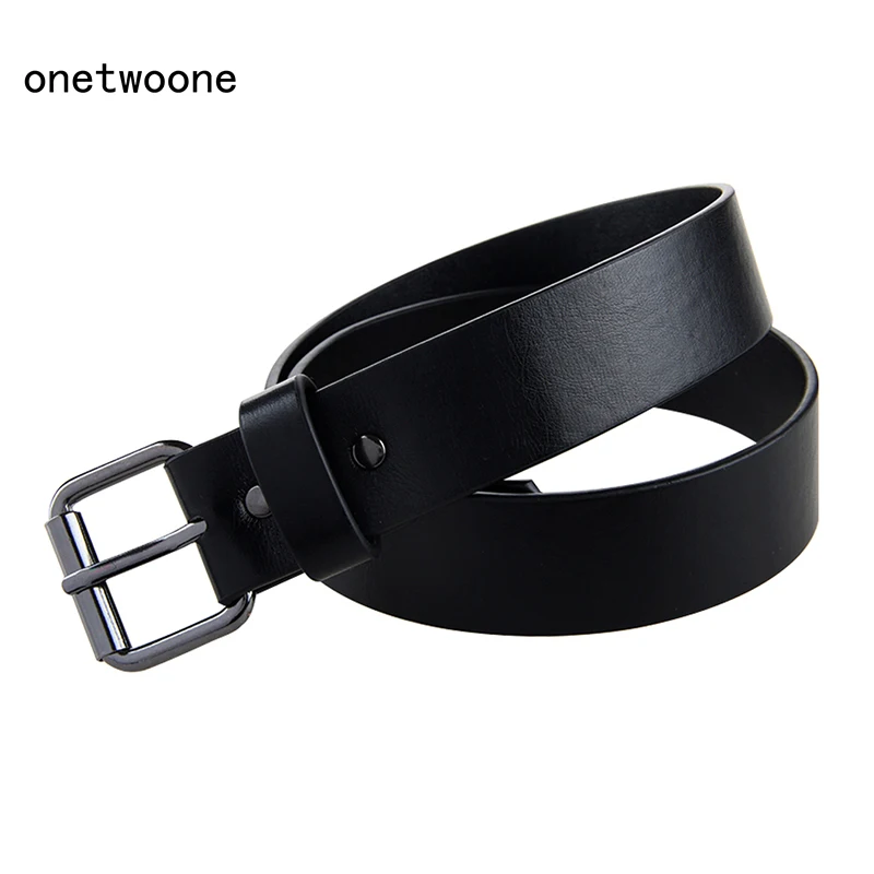 PU Belt For Student School Boys Waist Straps Teens For Jeans Pants Trousers 75cm 80cm 85cm kids fashion belt