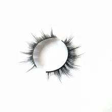 OEM дизайн натуральные ресницы из норки 1 пара/лот Премиум полностью ручная работа короткие ресницы