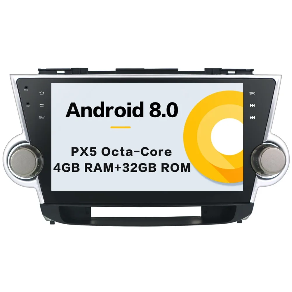 

The newest Android 8 Car DVD player GPS Navigation For Toyota HIGHLANDER 2008-2014 Satnav multimedia autostereo tape recoder