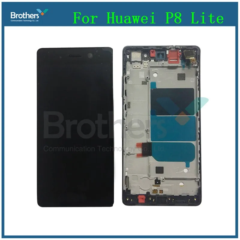 

For Huawei P8 Lite LCD Display With Frame,Touch Screen Digitizer Assembly Replacement For Huawei P8 Lite LCD ALE-L04 ALE-L21