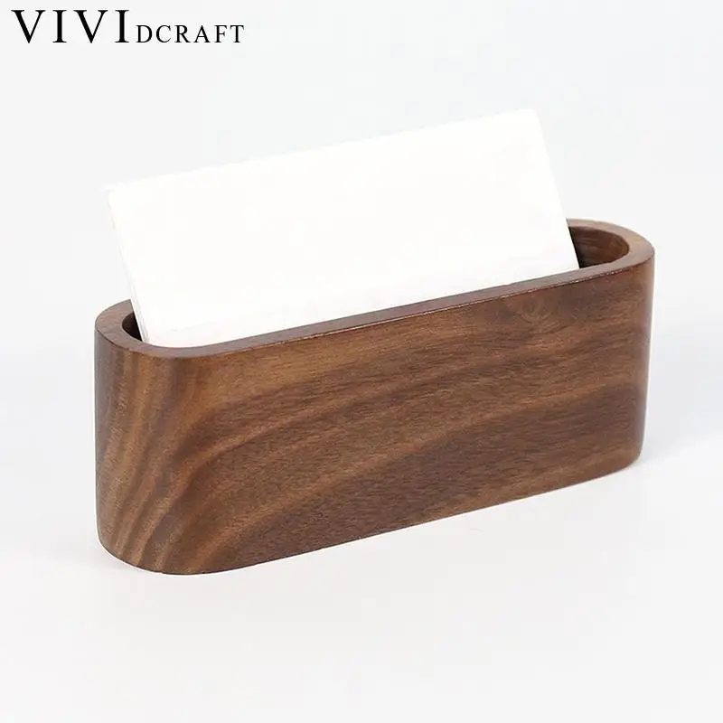 Vividcraft офисный стол аксессуары черный орех визитная карточка дисплей устройство
