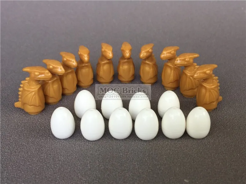 10Pcsset legoingly Dinosaur Egg Jurassic Building Blocks Sets Lot Accessories Model kits DIY Educational Toys for Children (4)