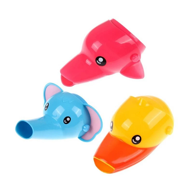 

1 Pc Happy Fun Animals Faucet Extender Baby Tubs Kids Hand Washing Bathroom Sink Gift Fashion And Convenient