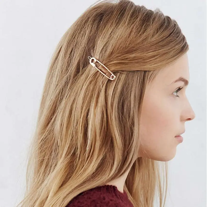 Hot Fashion Charm Hairpin Cute Hair Clip Brooch Pin Shape Hair Clip