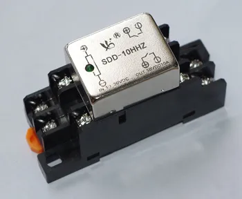 

Two Groups of 10A DC Solid State Relay Socket Guide Rail Installation SDD-10HHZ