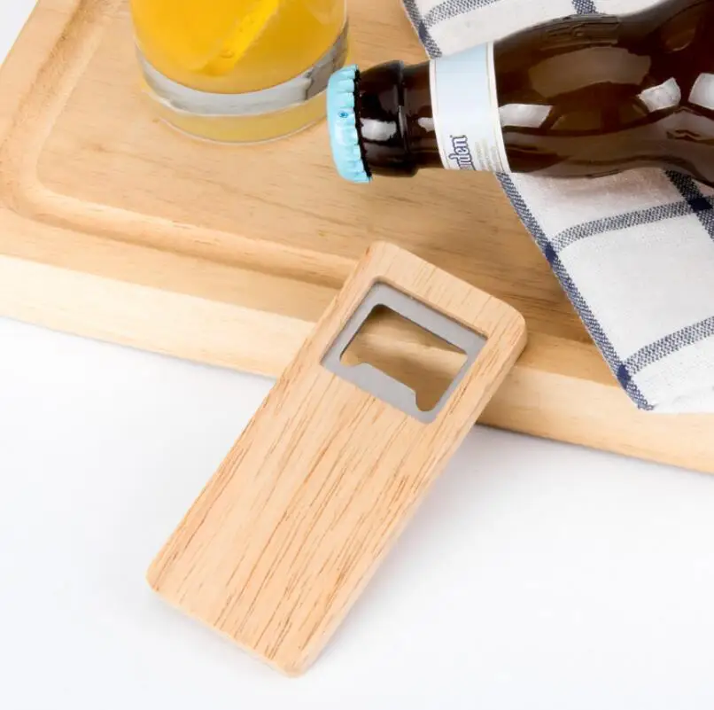 Деревянная ручка ручной бармен открывалка для бутылок вина Пиво Сода бутылок Кухня панели инструментов LX6361