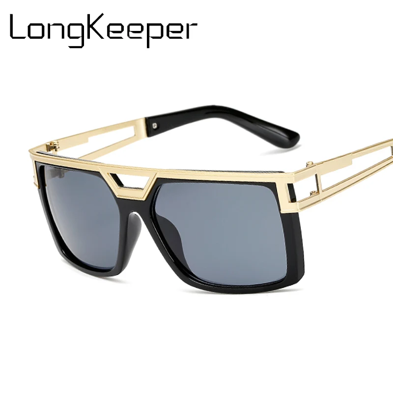 

Square Luxury Sun Glasses Women Men 2019 Brand Designer Ladies Oversized Sunglasses Women Metal Frame Glasses For Female UV400
