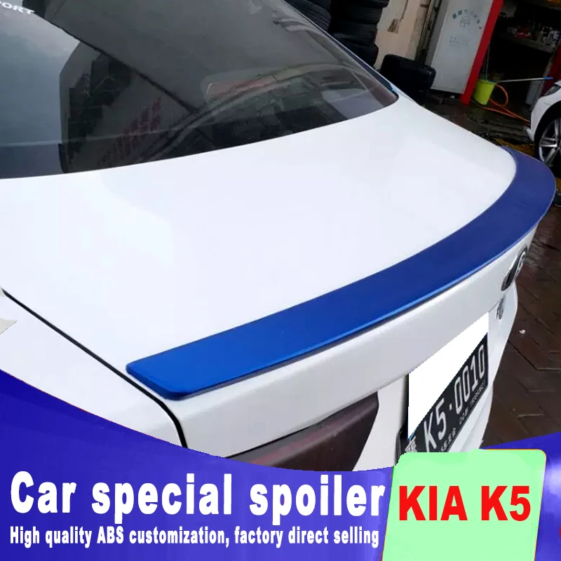 K5 дизайн Высокое качество ABS материал для KIA Optima K5 спойлер Грунтовка Краска задний багажник на крышу задний спойлер