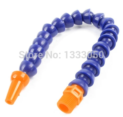 

hot selling Nozzle 1/4" 1/2" 1/8" 3/4" Thread Flexible Coolant Pipe Blue Orange X 300/400/500/600mm Length