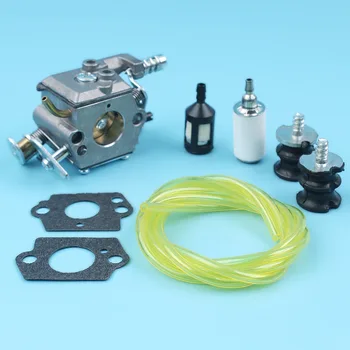 

Carburetor Carb w/ 2PC Gaskets AV Buffer Fuel Filter Kit For HUSQVARNA 36 41 136 137 141 142 Chainsaw Tylon Hose