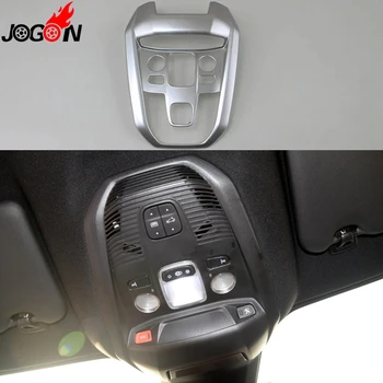 

For Peugeot 3008 II 2016 2017 GT Car Interior Front Dome Read Light Trim Reading Lamp Cover ABS Matte Silver Car-Styling