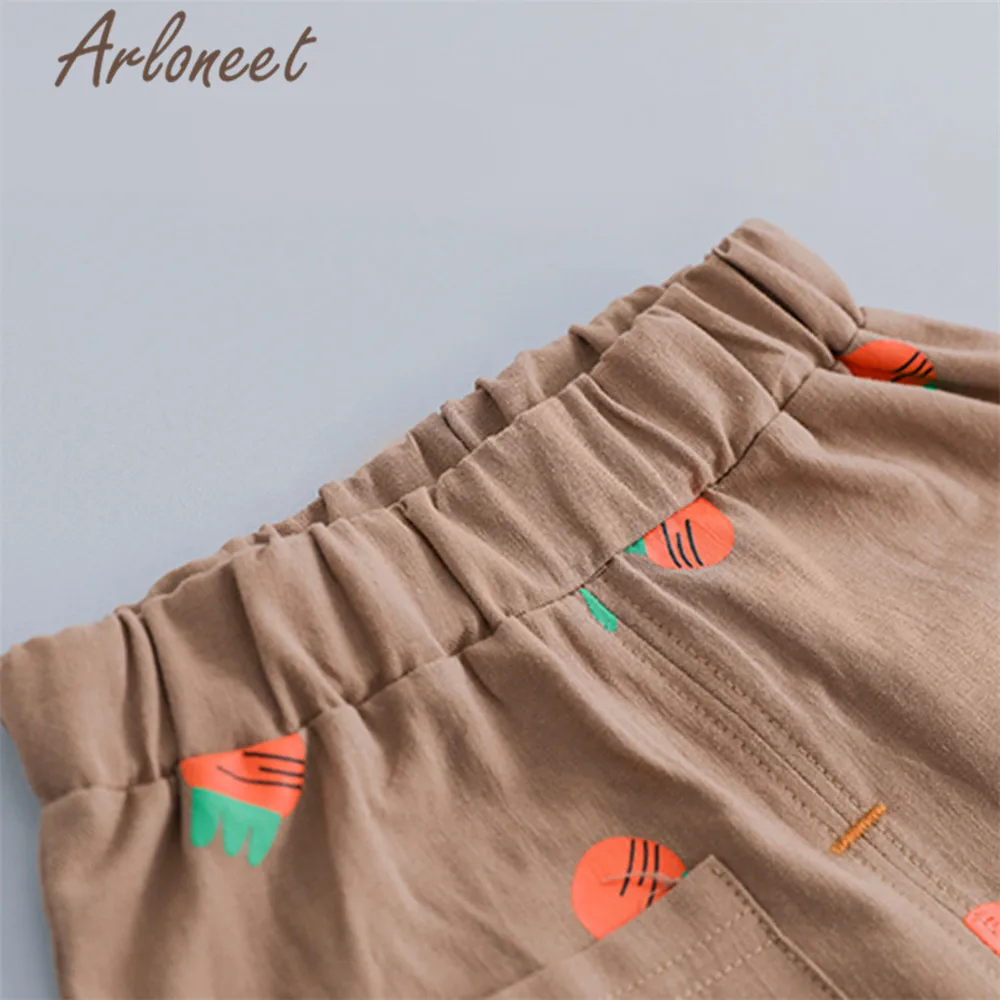 Одежда arloneet для маленьких мальчиков мультфильм футболка редис шорты забавные детские топы пляжная рубашка для мальчиков 2 шт. 2019 Лето Дети