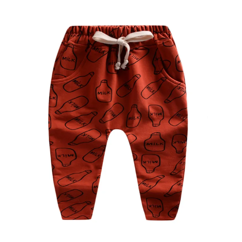 Kid pants Hot sale 2016 autumn Full Length boys trousers clothes solid