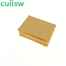 10 шт. сменные губки паяльник очиститель паяльный наконечник Чистящая подставка желтая губка для очистки