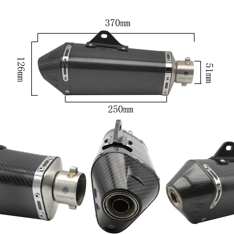 Alconstar-51 мм изменить мотоциклетные выхлопная труба akrapovic глушитель выхлопной трубы с DB убийца Мотокросс Yoshimura ATV Z750 глушитель выхлопных газов