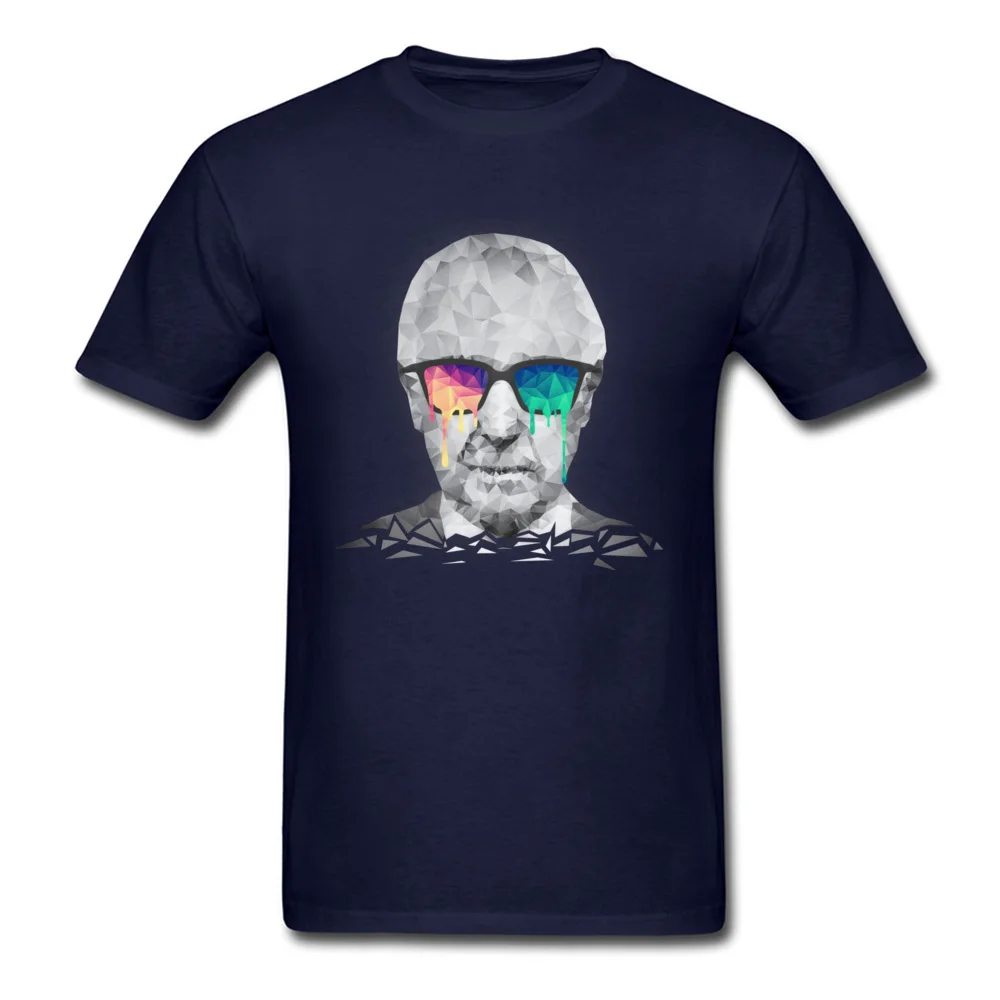 Albert Hofmann - Psychedelic Polygon Crystalised Portrait_navy