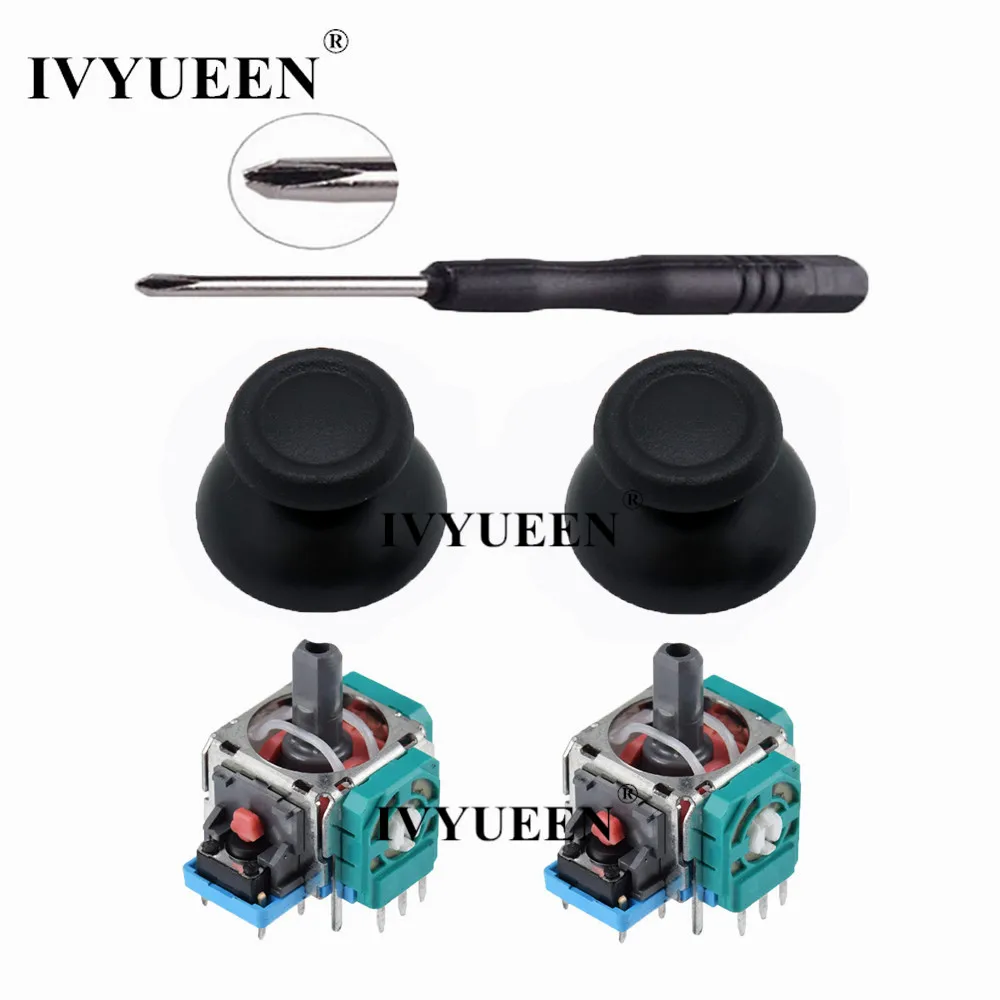 Old Version IVYUEEN 3D аналоговый датчик джойстика модуль потенциометра& Thumb Stick для sony playstation 4 PS4 Pro тонкий контроллер запчасти для ремонта - Цвет: Old Version