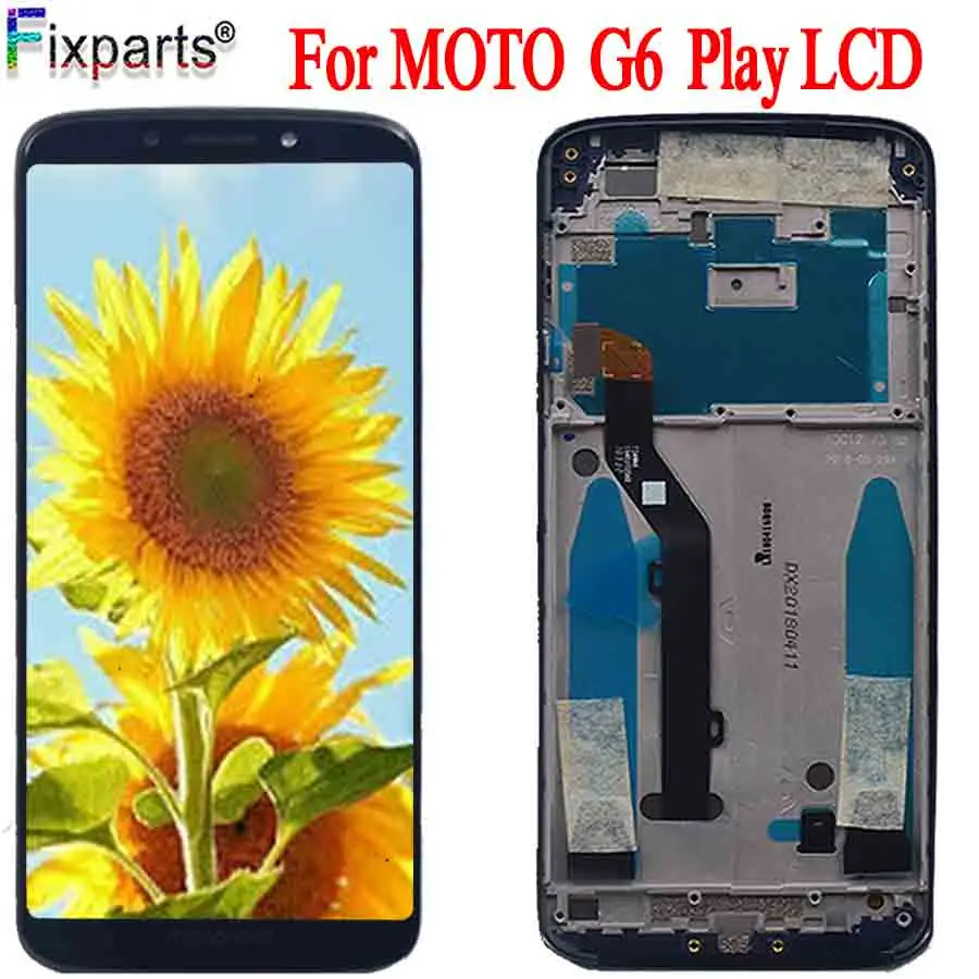 

For Motorola Moto G6 Play LCD XT1922 Display Touch Screen Digitizer Assembly G6 Play Screen Replacement For Moto G6Play LCD