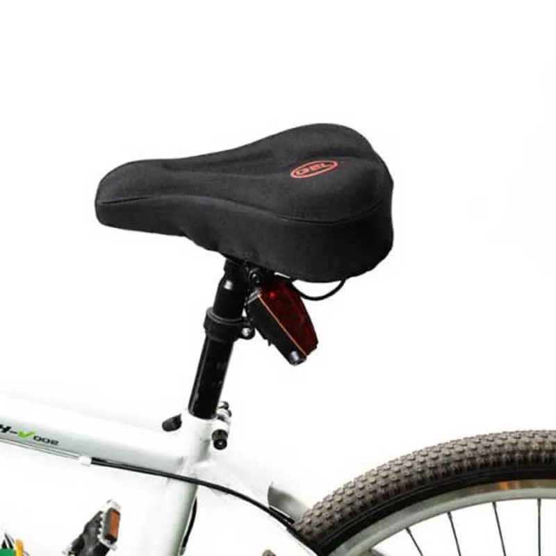 Bike Bicycle 3D Silicone Saddle Seat Cover Pad Padded Soft Cushion Comfort