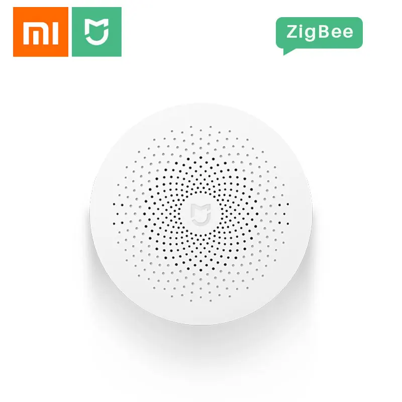 Xiaomi Mijia Smart Home Kit Multifunctio ZigBee шлюз 2 центр управления беспроводное соединение работа с датчиком движения двери - Цвет: Original