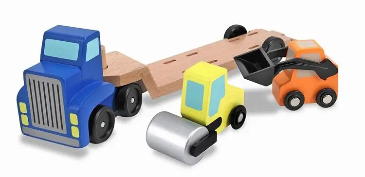 Деревянный низкий погрузчик грузовик автомобили транспортные средства играть в
