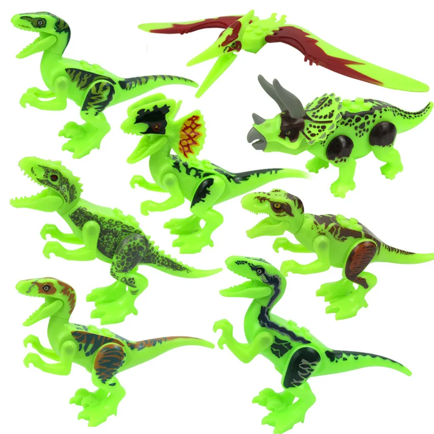 Jurassic World 2 Dinosaur Building Blocks Legoings Jurassic Dinosaur Figures Bricks Tyrannosaurus Rex Indominus I-Rex Model Toys Jurassic World 2 Dinosaur Building Blocks Legoings Jurassic Dinosaur Figures Bricks Tyrannosaurus Rex Indominus I-Rex Model Toys
