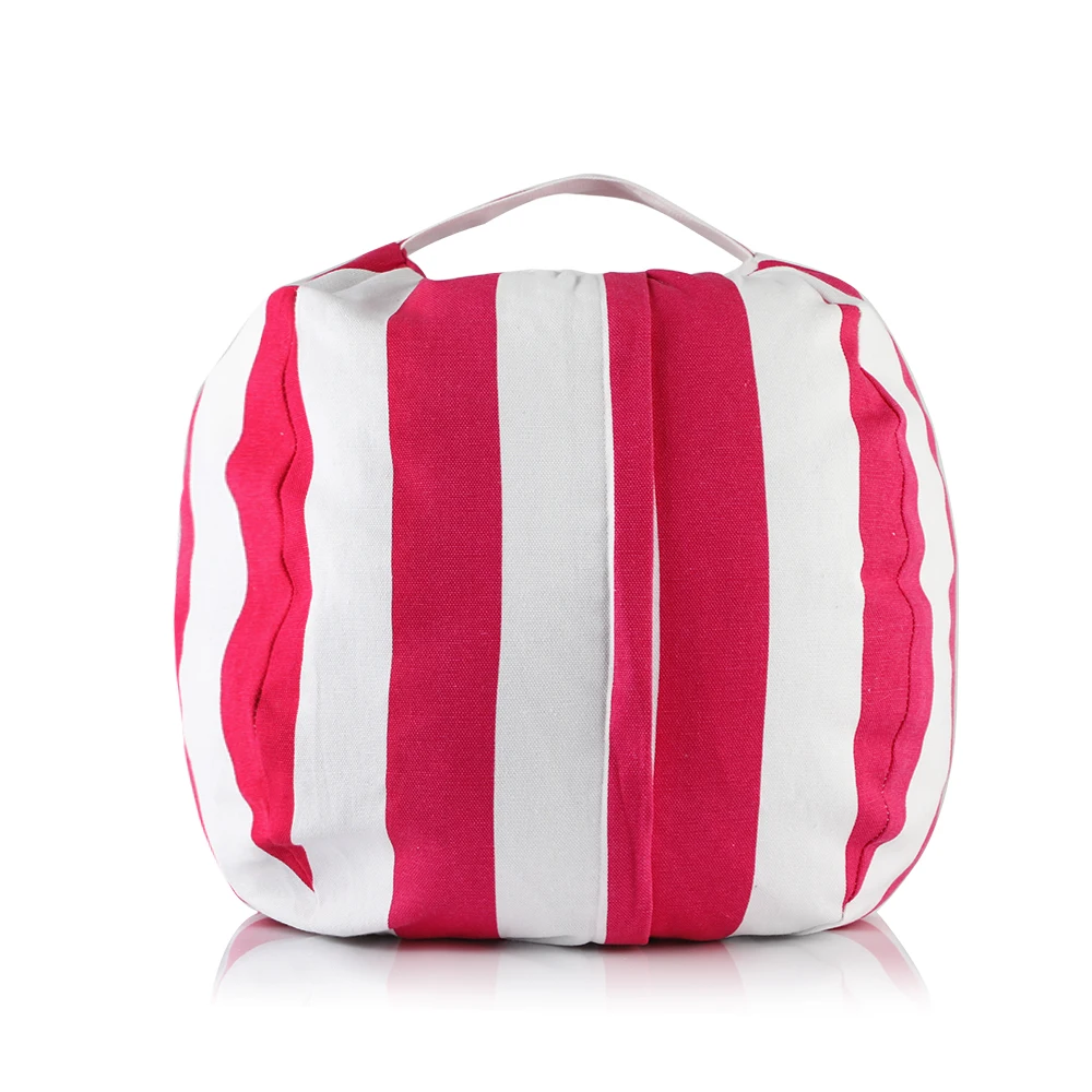 الحديثة الهندسة نمط محشوة أفخم اللعب تخزين الفول حقيبة سعة كبيرة جدا الاطفال لعبة تخزين حقيبة الأطفال غرفة المنظم أداة