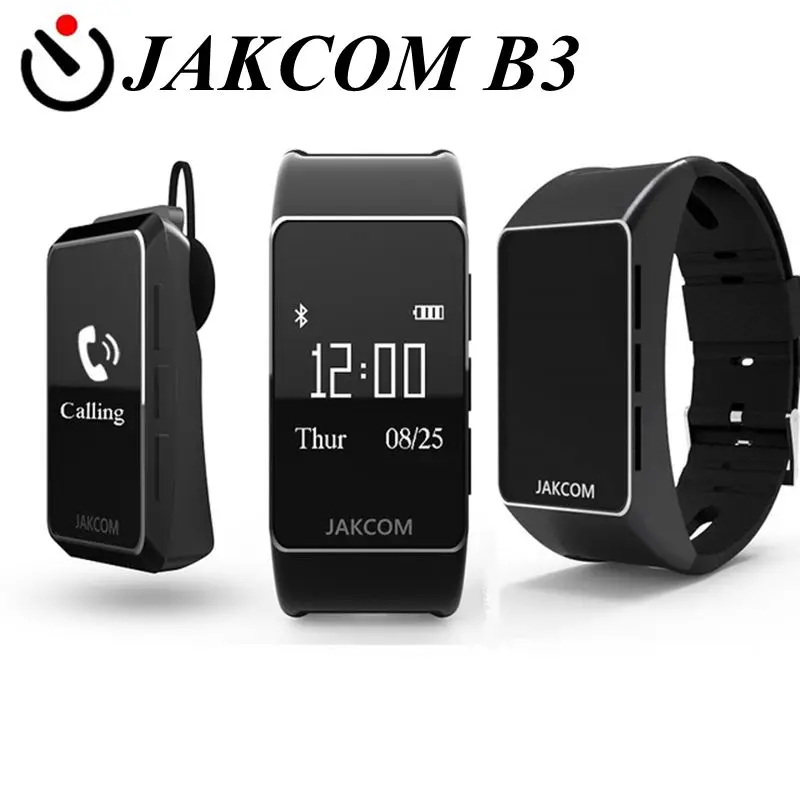 Новое поступление оригинальный Jakcom B3 умный Браслет bluetooth гарнитура Напульсники