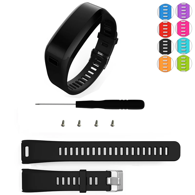 For Garmin Vivosmart HR Silicone Replacement Wrist Band Bracelet Strap & Tool 